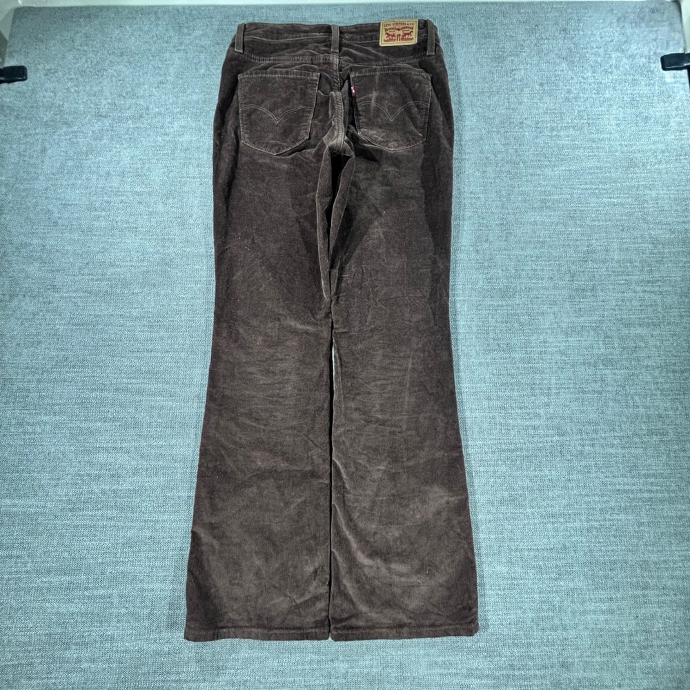 Levis Corduroy Pants Womens 30 Brown Excellent Flare Mid Rise 515 Bootcut